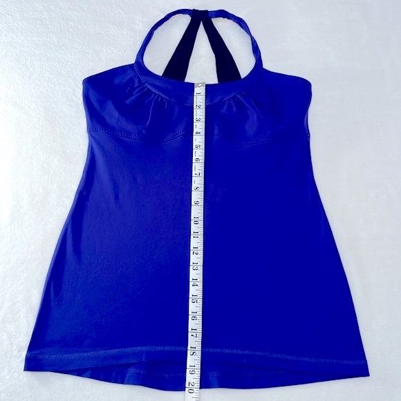 Lululemon Scoop Me Up Tank II Spry Blue (Royal) Size 10 Like New Excellent - Picture 8 of 16